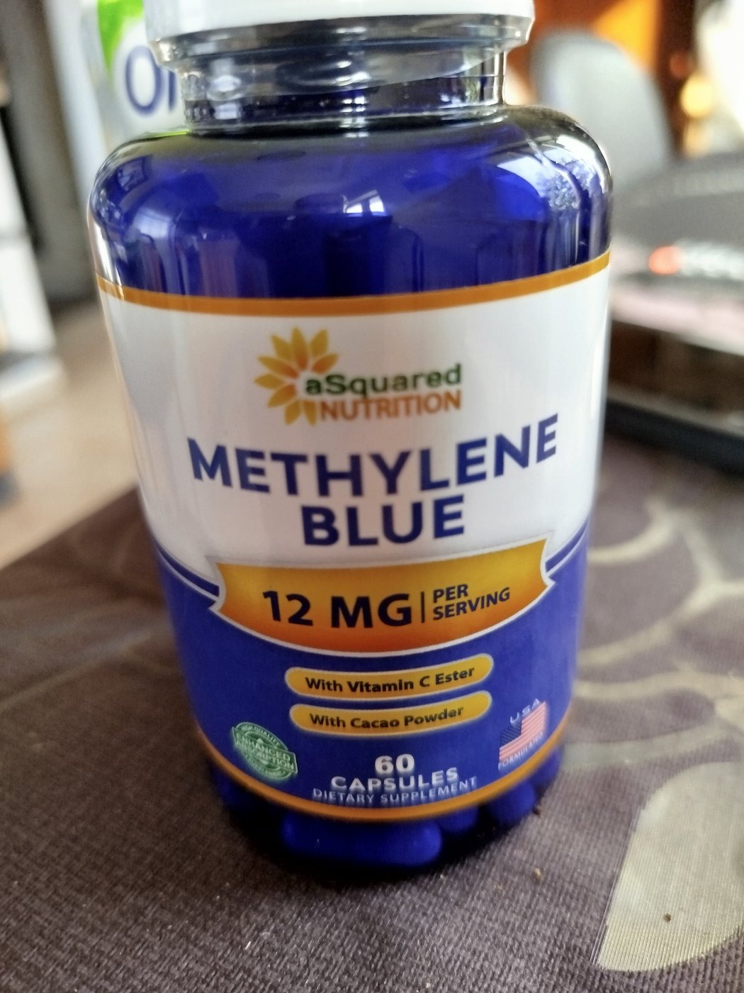 Methylene Blue 12 մգ – aSquared Nutrition, 60 պարկուճ (ԱՄՆ)