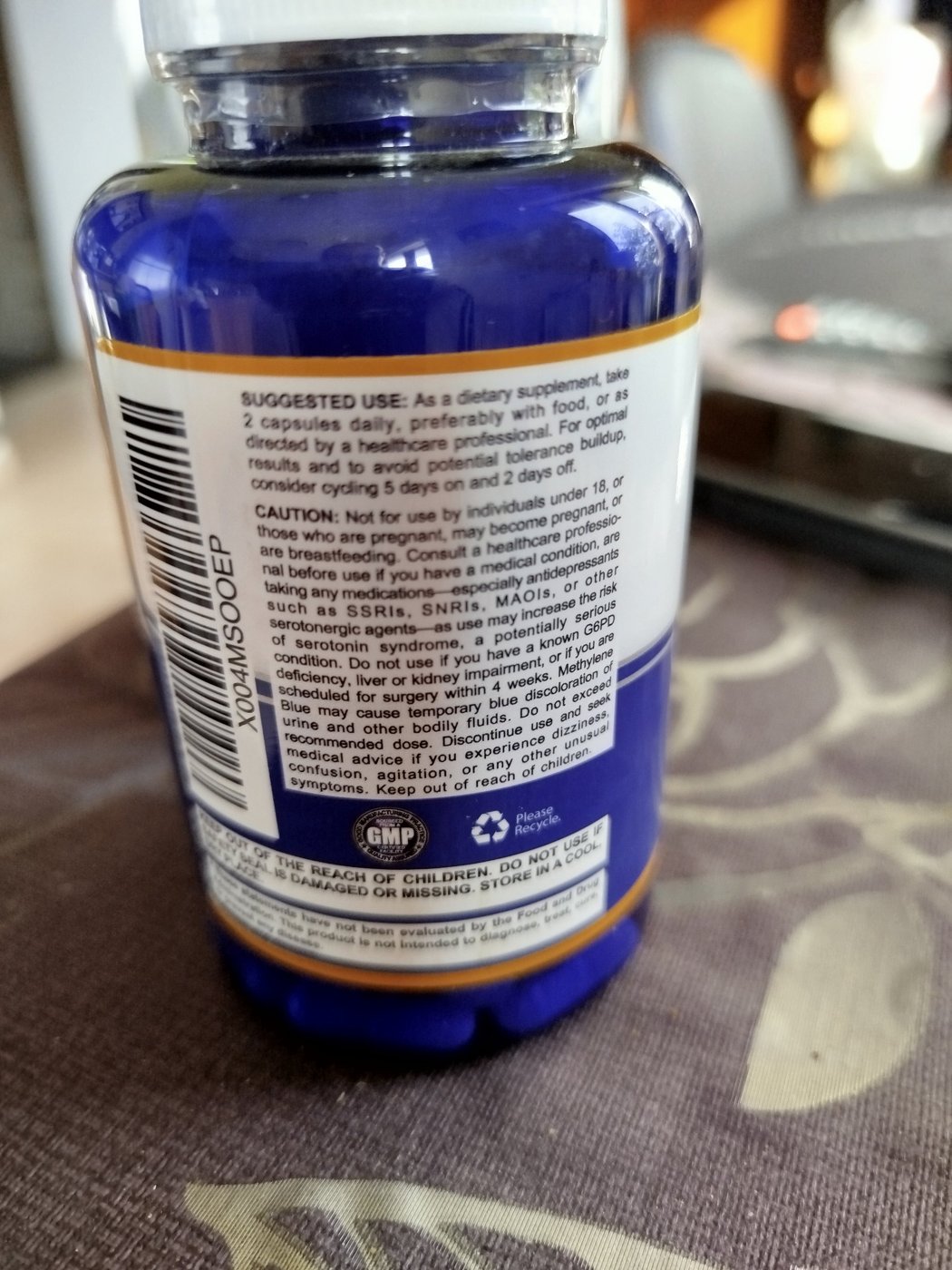 Methylene Blue 12 մգ – aSquared Nutrition, 60 պարկուճ (ԱՄՆ)