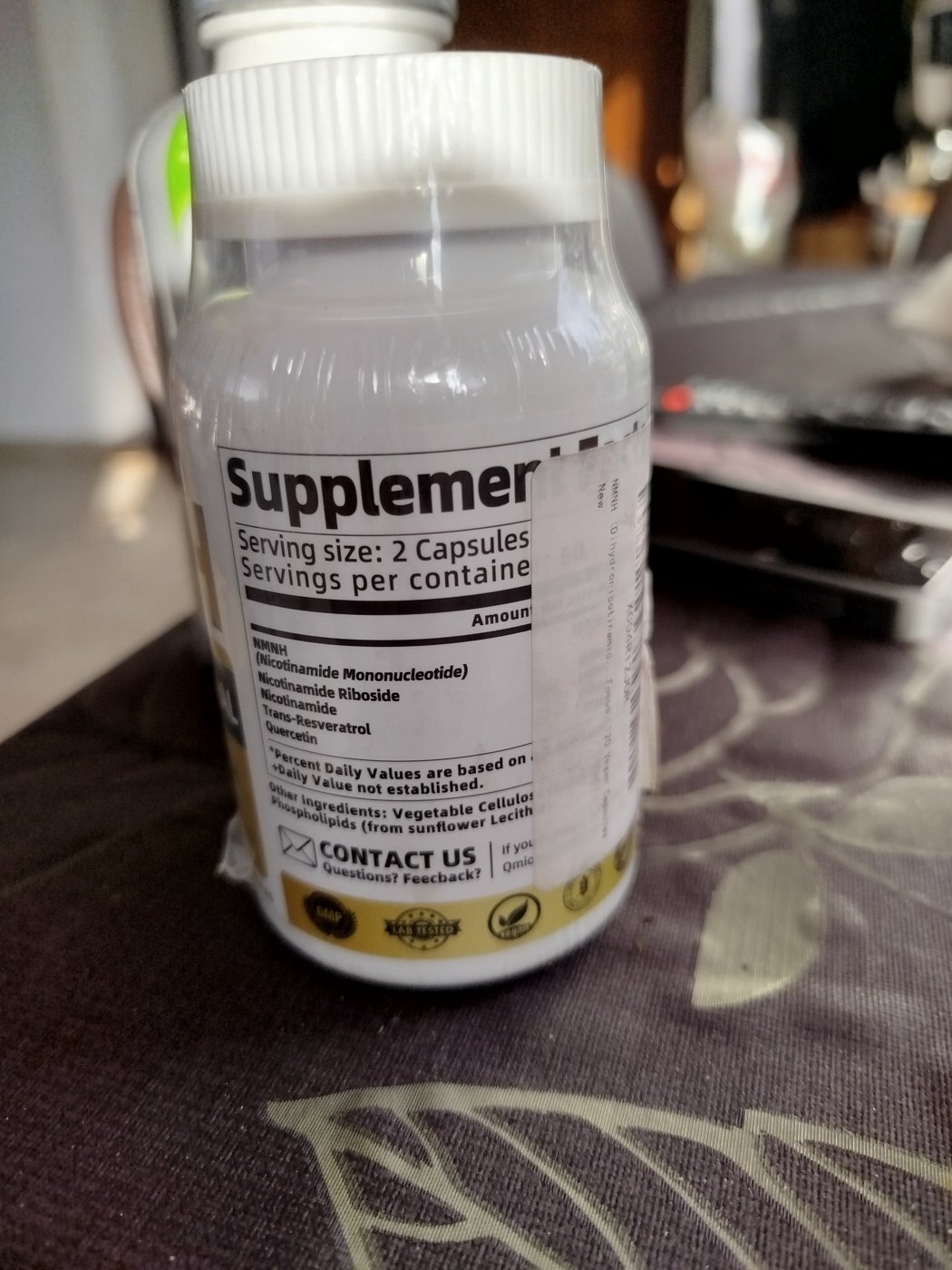 NMNH 1800 մգ Liposomal – Qmiozzy, 120 պարկուճ, նոր